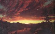 Frederick Edwin Church Twilight in the Wilderness (nn03) oil painting artist